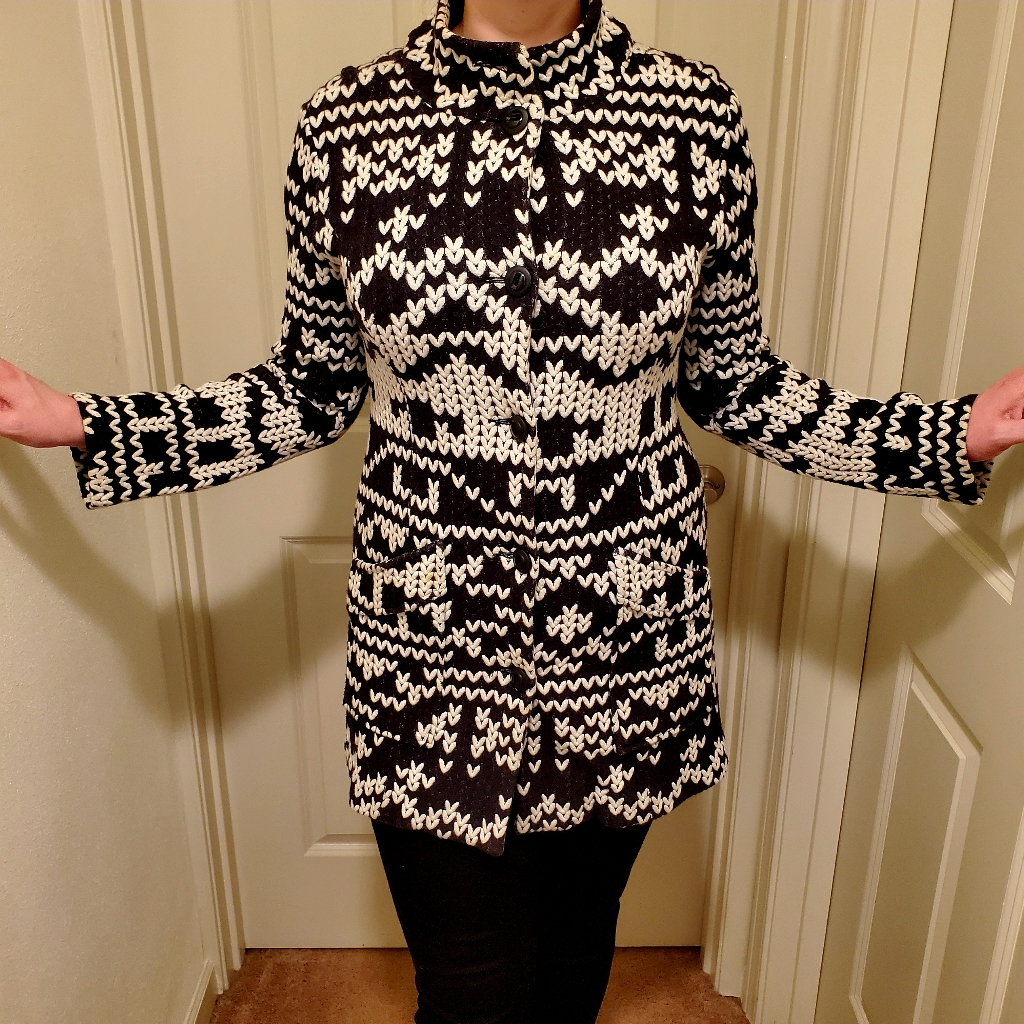 Fairisle Tabitha Sweater Jacket From Anthropologie